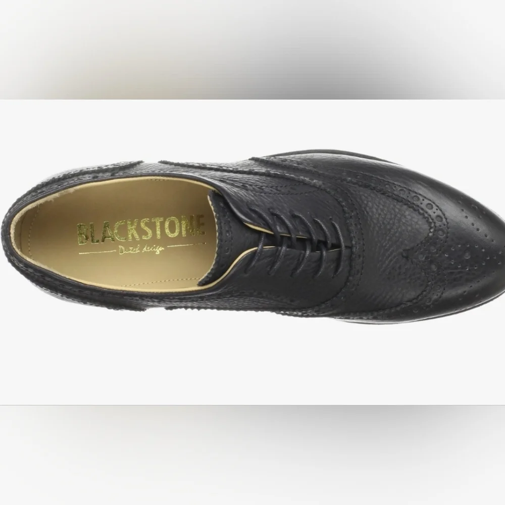 Nwot Blackstone Men's AM10 Wing Tip Oxford size 44 - Picture 2 of 6